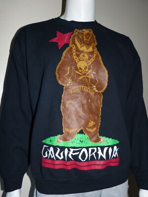 FATAL CALIFORNIA BEAR GRAPHIC SWEATSHIRT SZ XL | eBay