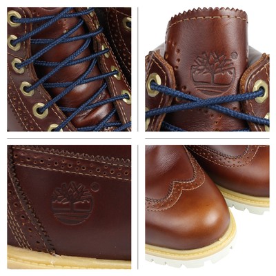 timberland icon 6 brogue boot chestnut