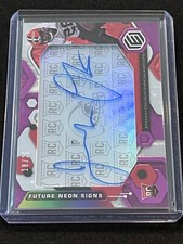 2021 Panini Elements Football Jeremiah Owusu-Koramoah Future Signs Purple 18/25
