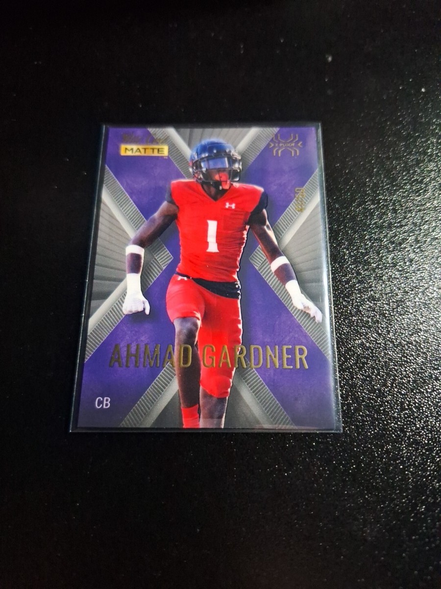 2022 WILD CARD MATTE SILVER/PURPLE X-PLODE SP #MXP-1 AHMAD GARNER