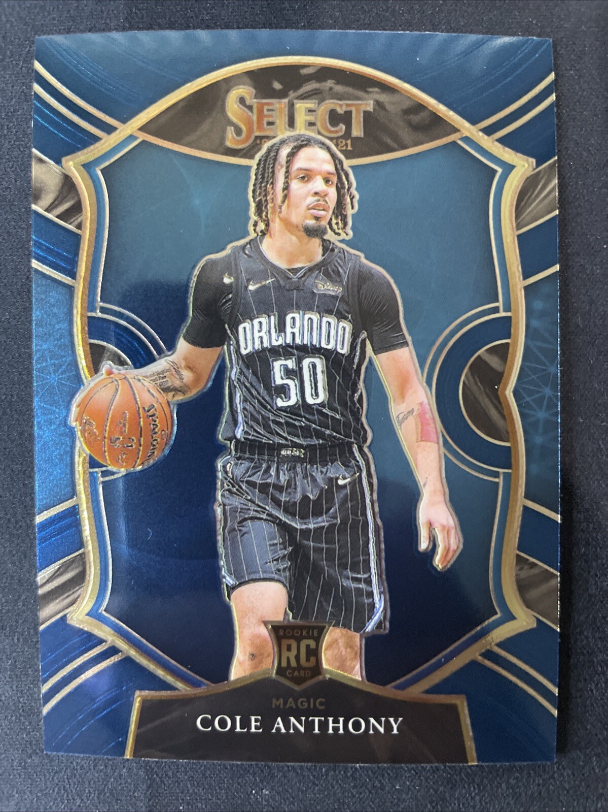 2020-21 Panini Select Basketball Cole Anthony Rookie #75 Orlando Magic