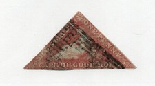 Cabo de Buena Esperanza - SG# 1 Usado/Papel Azul (sh delgado/¿cabeza de marfil?) - Lote 0325269