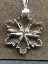 SWAROVSKI 2014 CHRISTMAS ORNAMENT -LARGE--MINT--NO BOX -WITH DATE TAG