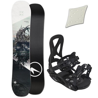 TRANS PIRATE KINDER SNOWBOARD SET - 140 CM + JUNIOR BINDUNG GR. M + PAD
