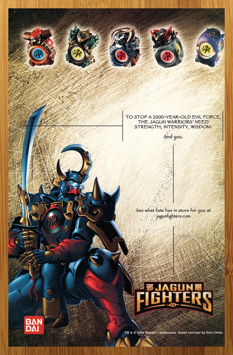 2003 Bandai JAGUN FIGHTERS Vintage Print Ad/Poster Official Eye
