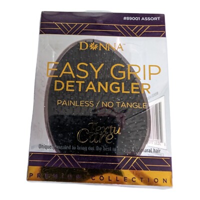 Donna Detangler Hair Brush Easy Grip Painless No Tangle TextuCare Rose Gold Tone