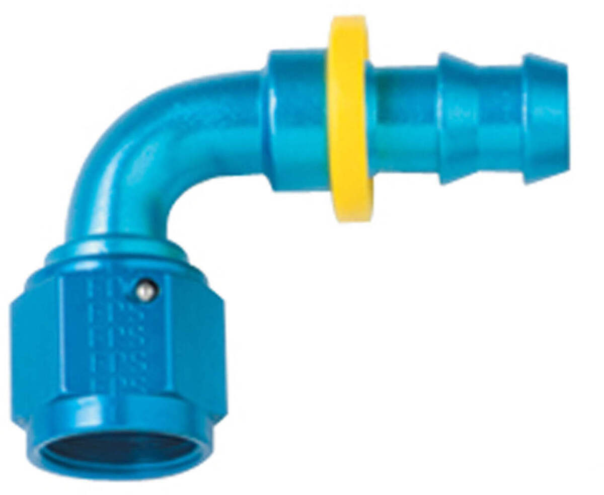 Fragola Hose Fitting #16 90-Degree Push Lock Black 209016-BL Fragola Hose Fitting #16 90-Degree Push Lock Black 209016-BL