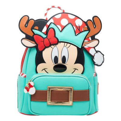 Loungefly Disney Light Up Minnie Mouse Reindeer Cosplay Mini Backpack Loungefly DISNEY Minnie Mouse Light Up Mini | Mercari main image 4
