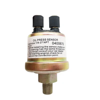 0-10 bar Oil Pressure Sensor For gauge 1/8-27NPT 0-150 Psi Gauge Sender 2 Pins - Image 1 of 4