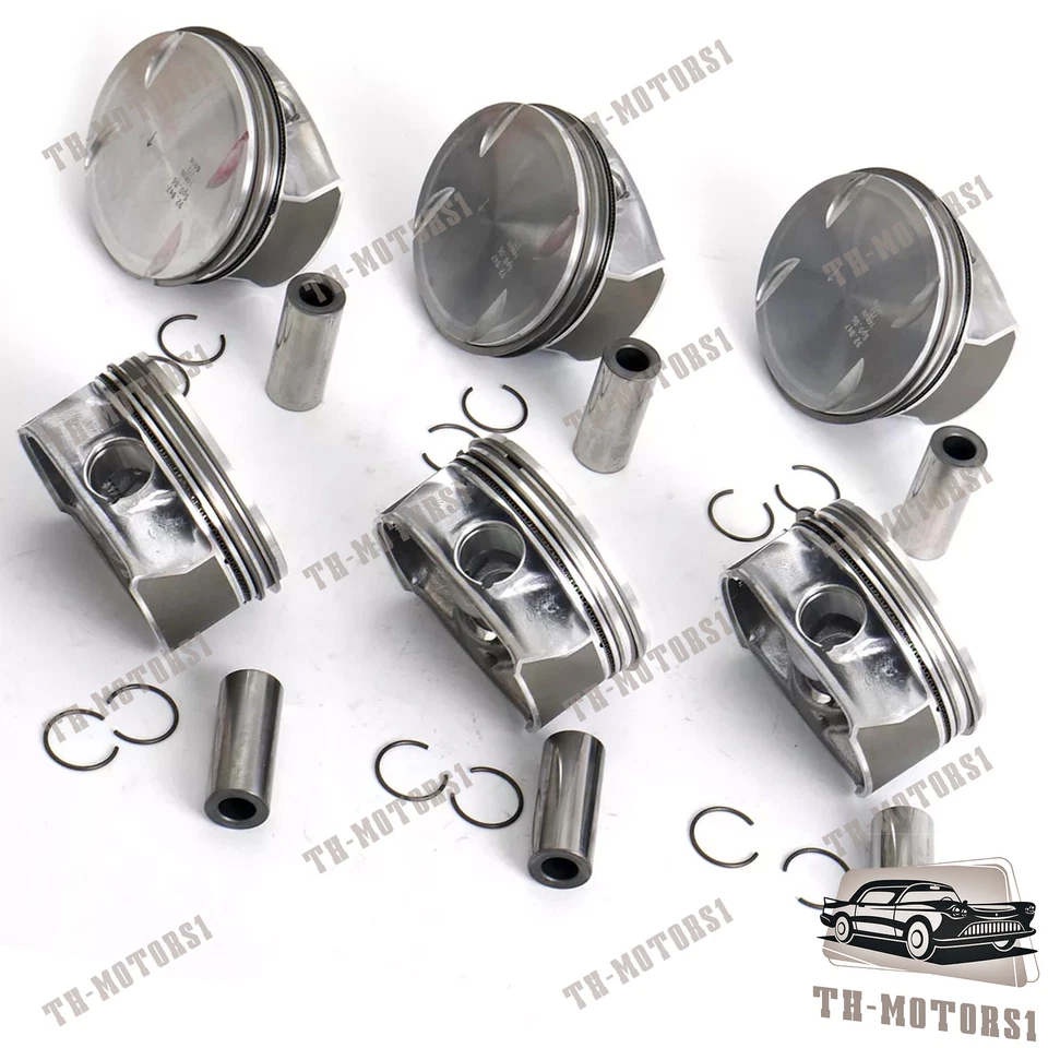 Juego de 6 anillos de pistón MAHLE 92,6+0,5 mm para Mercedes-Benz C350 E350 S350 3,5 L M272 Foto 2 de 4