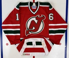 Game Worn Used New Jersey Devils Pat Verbeek 1987 Preseason NHL Hockey Vintage