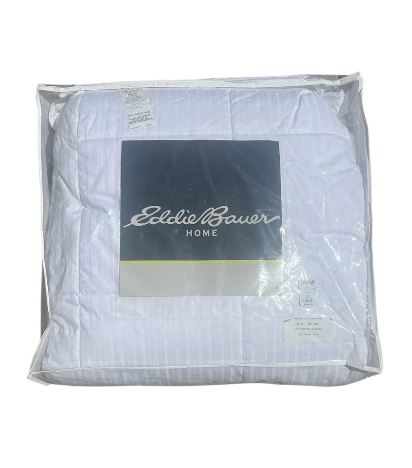 Edredón Eddie Bauer Ligero 350 Hilos Cuenta Atrás Gran Tamaño King 108 x 98" Foto 4 de 4