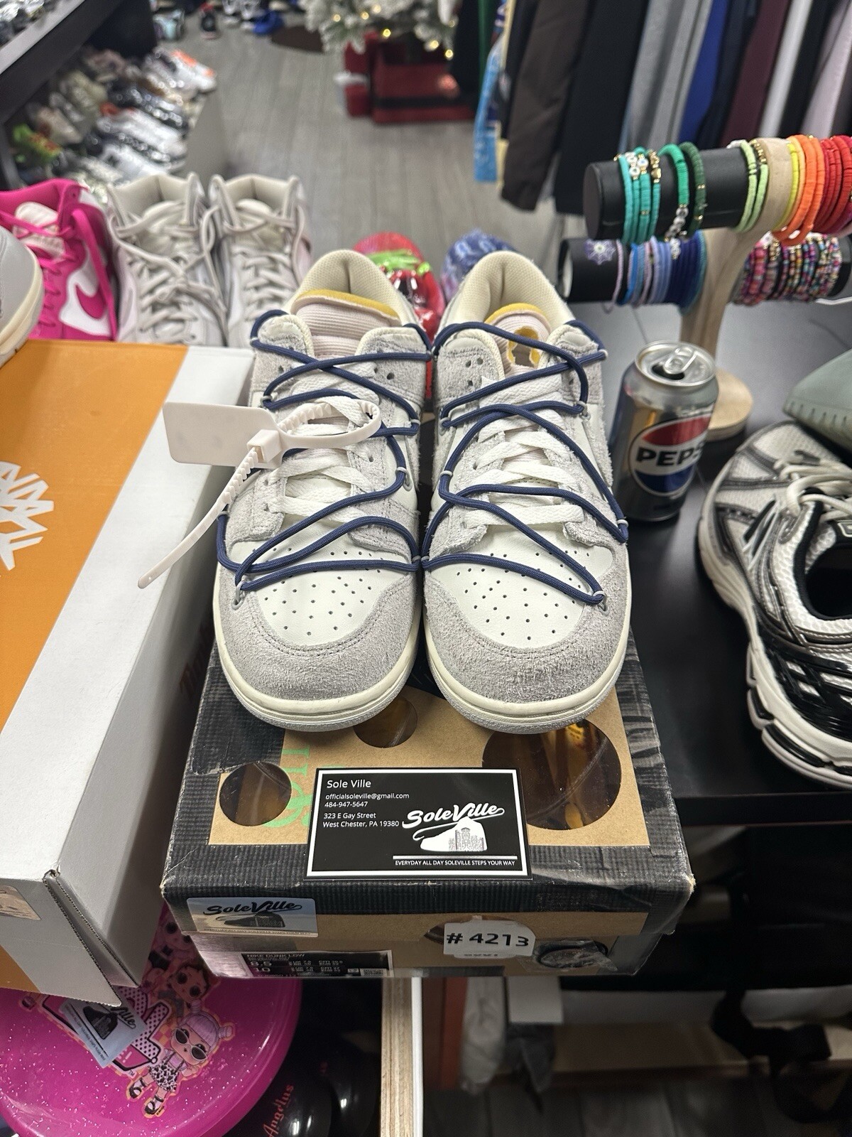 OFF WHITE X NIKE Taglia 8 5 Nike Off White x Dunk Low 'Lotto 18 di 50' DJ0950 112