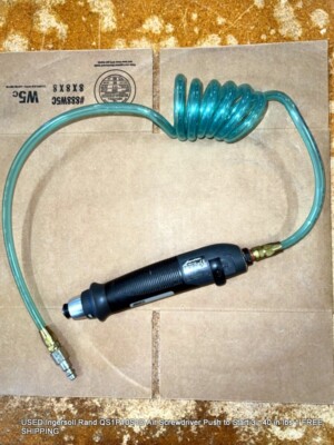 USED Ingersoll Rand QS1P10S1D Air Screwdriver Push to Start FREE SHIPPING