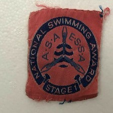 Vintage Amateur Swimming Association National Swimming Award Stage 1 Patch