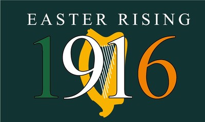 1916 Osteraufsteigende Flagge - 5x3' - Irisch Republikanischer Rebell Irland Harfe