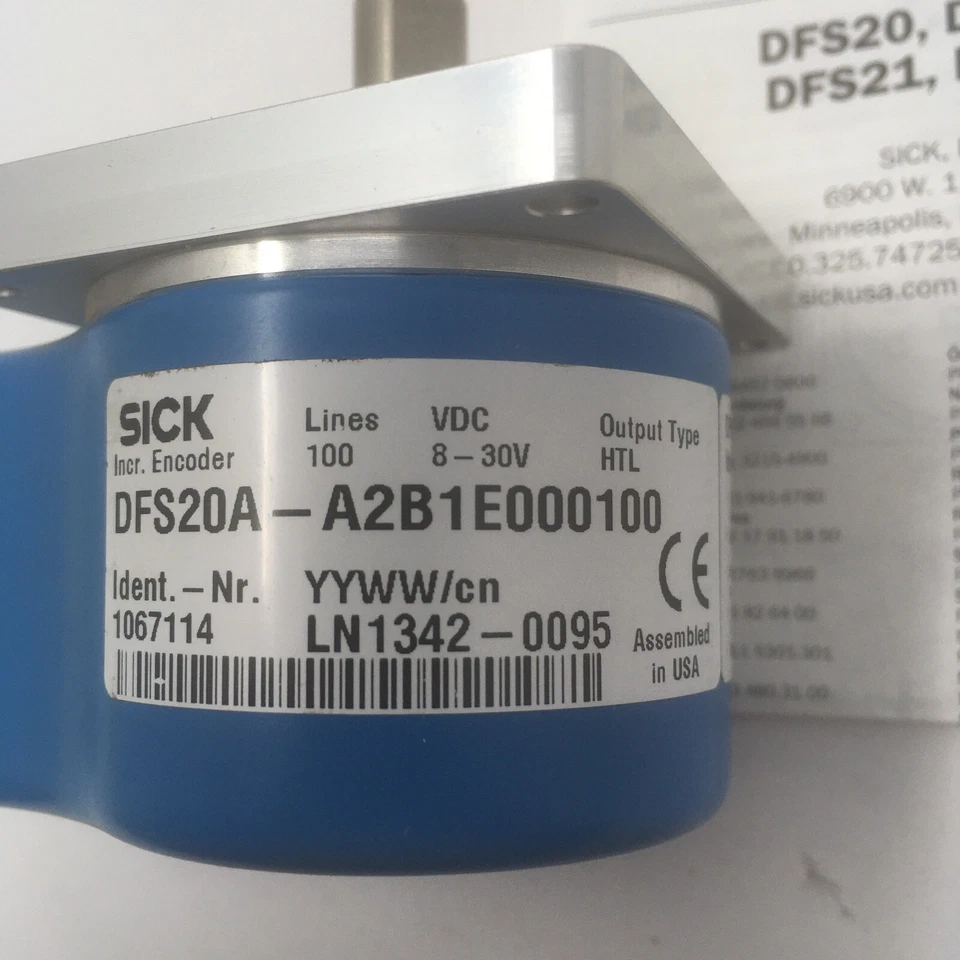 NEW SICK DFS20A-A2B1E000100 Incremental Encoder DFS20 100 Lines 8-30Vdc HTL - Image 2 of 4