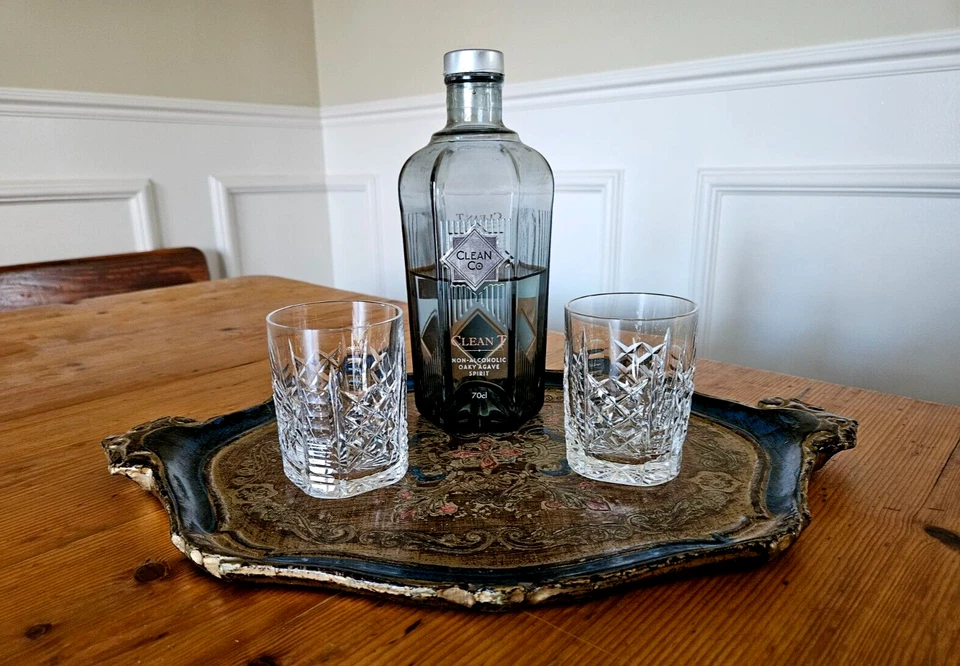 Pair of Waterford Crystal 5oz Whisky Tumblers Vintage , Ireland, 3 1/2" Tall - Image 3 of 4