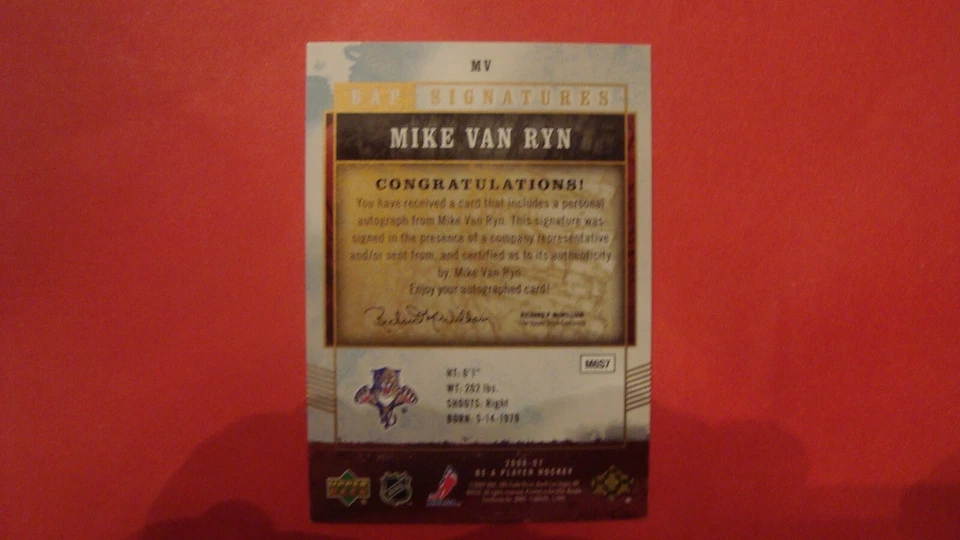 2006 07 UPPER DECK Be A Player LS Lee Stempniak AUTOGRAPH St Louis Blues - Image 4 of 4