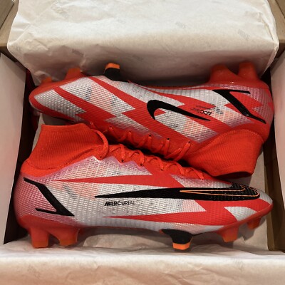 Mens Size 12.5 Nike Mercurial Superfly 8 Elite CR7 FG ACC  Chile Red' DB2858-600