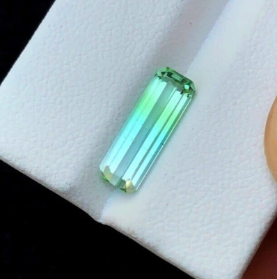 2.50 Ct Natural Bi Color Transparent Tourmaline Gemstone @Afghanistan