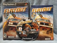 FlatOut (Sony PlayStation 2, 2005) PS2 Complete W/ Manual