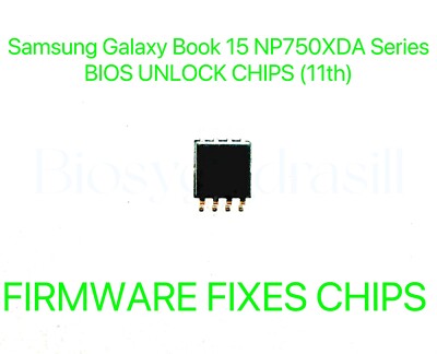 Samsung Galaxy Book 15 NP750XDA Series, ADMIN NO PASSWORD FIRMWARE BIOS CHIP