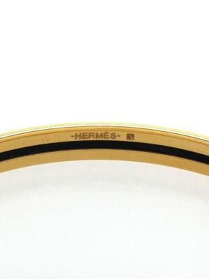HERMES Bangle GLD Stirrup Illusion Enamel Bracelet P0016830 HERMES Bangle GLD Stirrup Illusion Enamel Bracelet P0016830