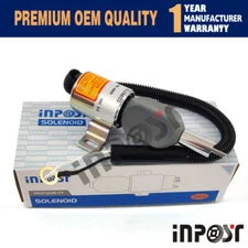 Fuel Shutoff Solenoid 12V 1753ES 1700-4069 1700-4061 for Woodward Takeuchi TL140