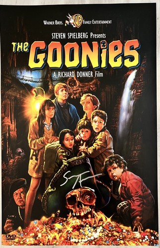 Sean Astin Signed 11x17 THE GOONIES Movie Poster Certificate HOLOGRAM