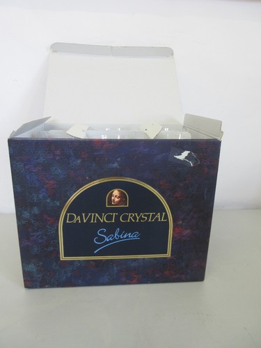 Da Vinci Crystal Wine Glasses Set of 4 Fine Blown Stemware 22.5cm Tall - Picture 2 of 12