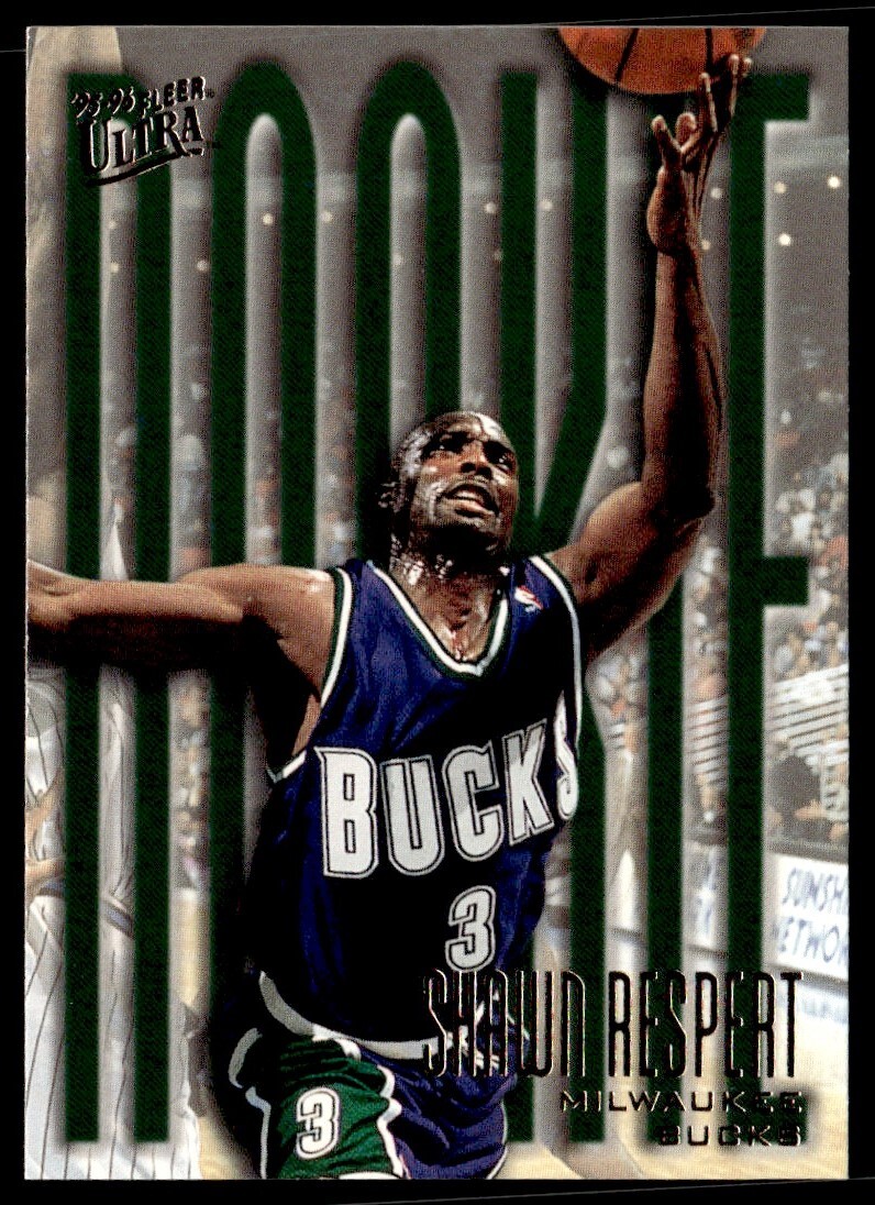 1995-96 Ultra Shawn Respert Rookie Milwaukee Bucks #285