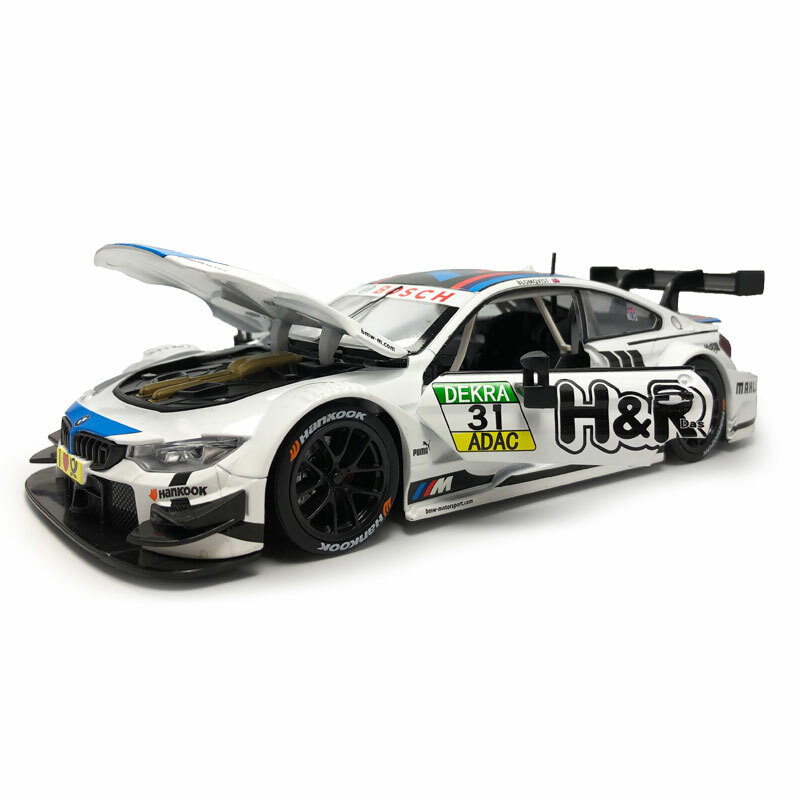 1:24 Scale BMW M4 DTM Model Toy Car Diecast Toy Vehicle for Boys