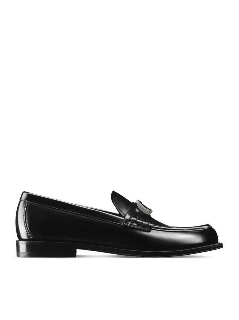 Mocassins DIOR Granville cuir noir poli neufs et authentiques