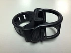 Two (2) Bicycle Frame Fit Old School Pump Clip Holders / Bracket - Black
