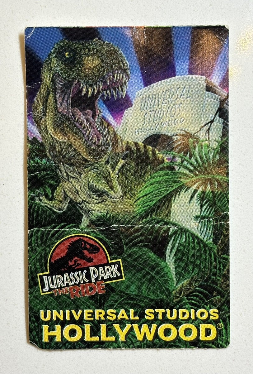 UNIVERSAL ENTERTAINMENT - JURASSIC PARK（1993）　　特別ご鑑賞券 UNIVERSAL ENTERTAINMENT - JURASSIC PARK（1993） 特別ご鑑賞券