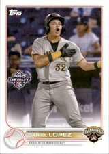 2022 Topps Pro Debut Dariel Lopez - Bradenton Marauders PD-25