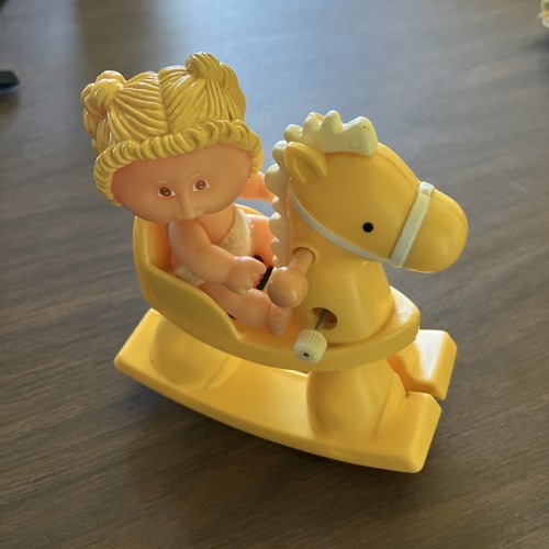 Tomy Cabbage Patch kids wind up rocking horse toy 1983 eBay