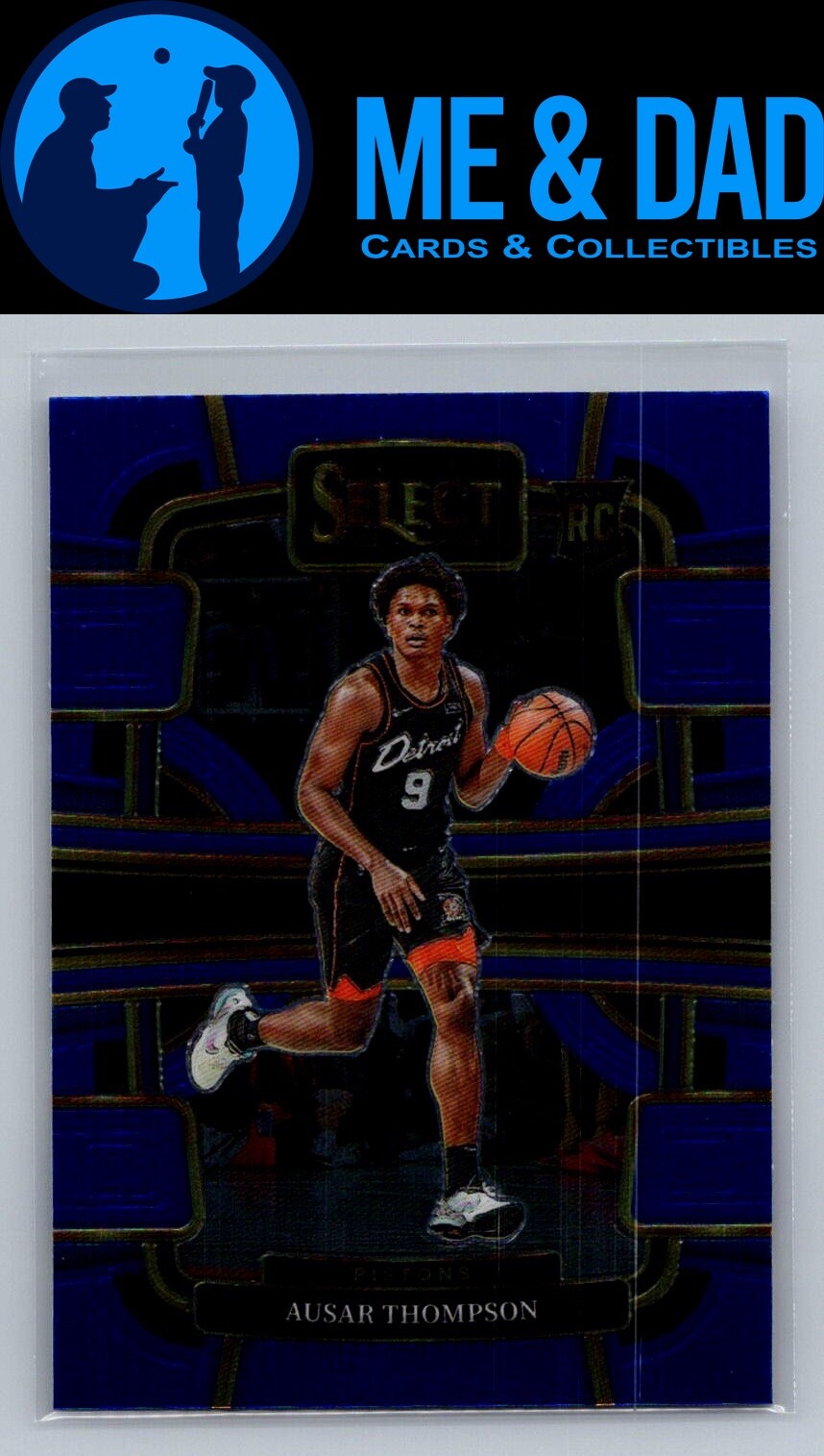 2023-24 Panini Select #95 Ausar Thompson Blue Prizms
