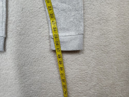 Puma Boys Pants Large Gray Cotton Blend Drawstring Regular Fit Fleece Jogger - Picture 11 of 21