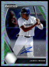 James Wood 2021 Panini Prizm DP #PDP62 Base Autographs Silver Prizm Auto
