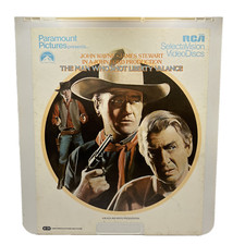 The Man Who Shot Liberty Valance CED Videodisc 1962 RCA Selectavision Paramount