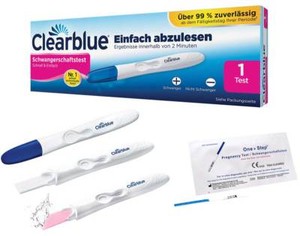 Clearblue Fruhschwangerschaftstest 2 One Step Fruhtests 10 Miu