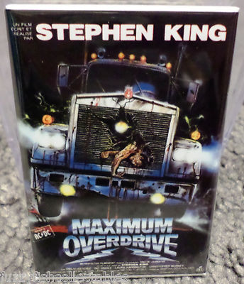 Maximum Overdrive Movie Poster 2'' x 3'' Refrigerator Locker MAGNET FREE SHIPPING