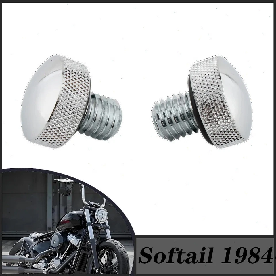 Motorcycle knurled Seat Bolt Kit For Harley Davidson Softail 84-07 Fat Boy Night - Изображение 4 из 4