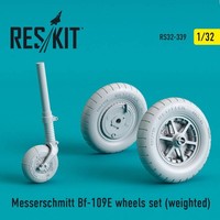 Messerschmitt Bf-109E Wheels Set (Weighted) / 1:32