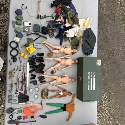 Vintage 12" GI Joe Action Team 1960’s Figures & Accessories Swat Action Jackson