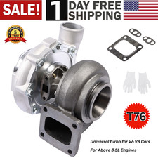 T76 Turbo Charger Turbocharger T4 .96 Ar Trim 600 Hp 76mm Compressor V6 V8 Us T76 Turbo Charger Turbocharger T4 .96 Ar Trim 600 Hp 76mm Compressor V6 V8 Us