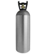 NUCO2 Aluminum CO2 cylinder 20lbs with handle and valve