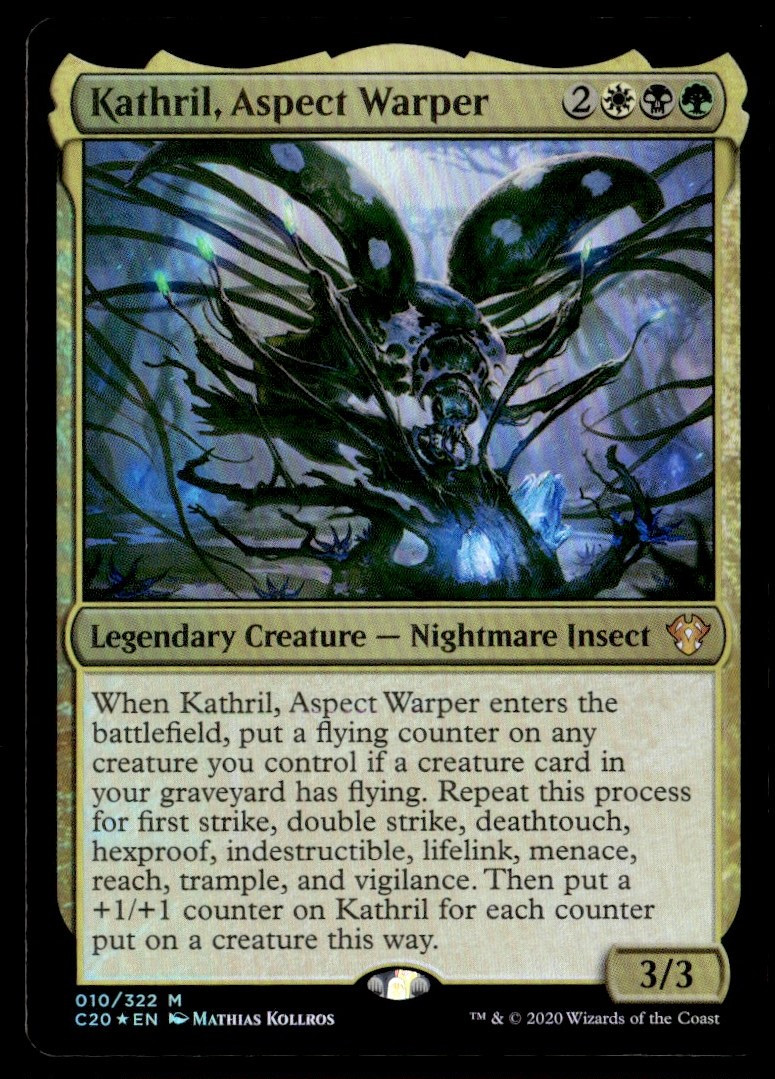 2020 Commander 2020 Kathril, Aspect Warper Memorabilia/Mythic #10